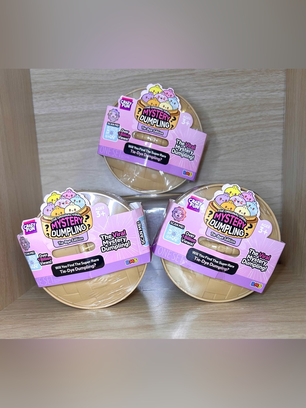RMS Crazy Fun Mystery Squishy Dumplings - Mystery Tie Dye Edition